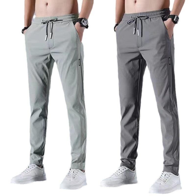 Business casual pants elastic breathable straight leg oversized sports pants