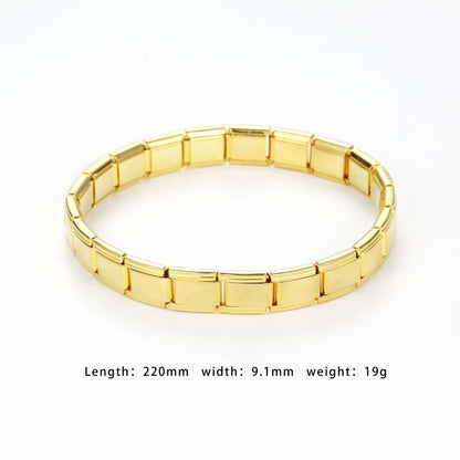 Gold Bracelet Stretch Punk Simple Elastic Bracelet Bracelet Jewelry