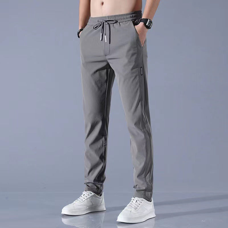 Business casual pants elastic breathable straight leg oversized sports pants